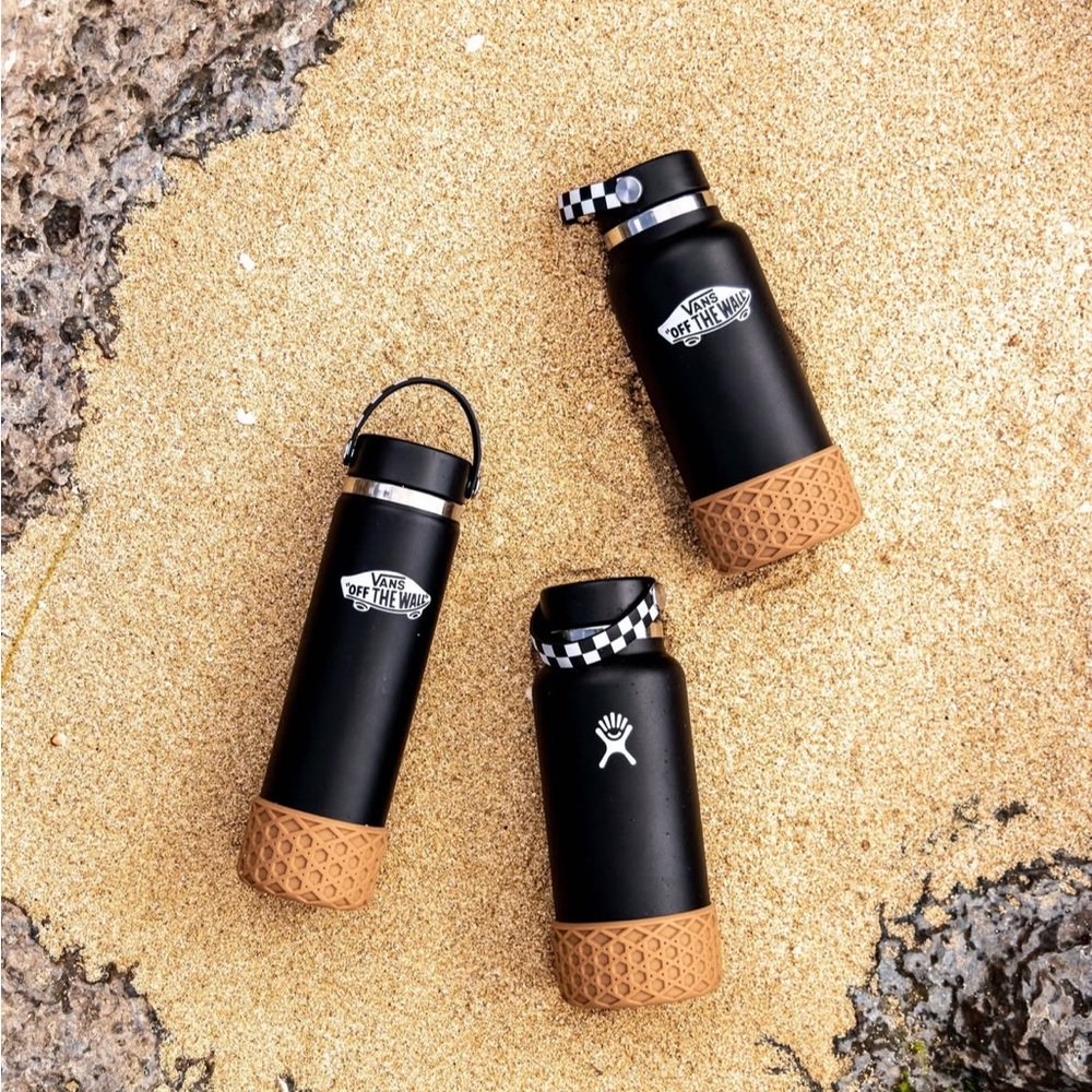 Vans Black and Brown Water Bottles